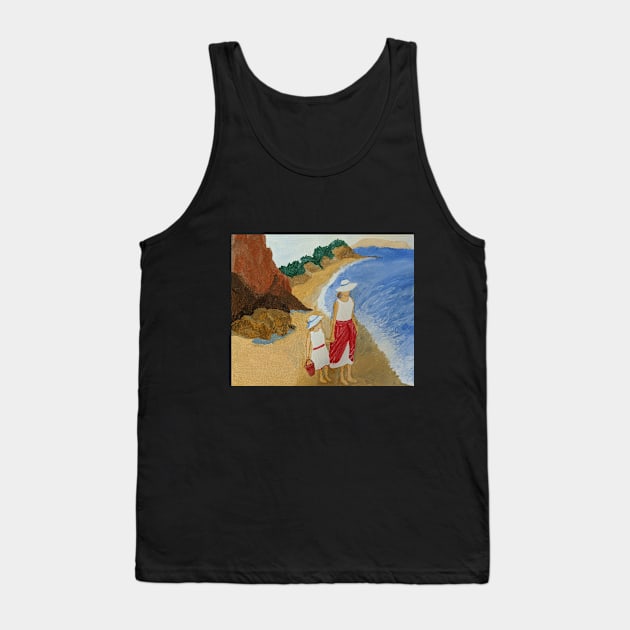 Mother And Daughter Tank Top by PaintstopbyNandini